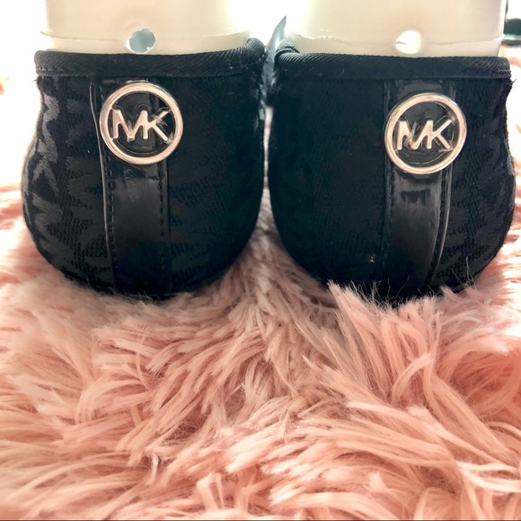 Michael Kors Black Canvas Ballet Flats - Picture 5 of 8